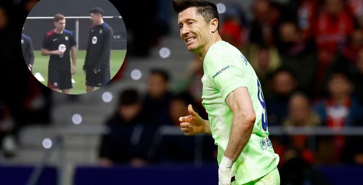 Tak Lewandowski potraktował kolegę z Barcelony. Przekroczył granicę?